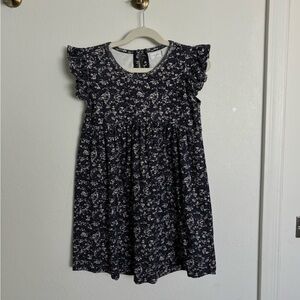 Jamie Kay Navy Floral Kids Ada Dress